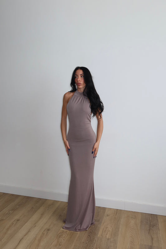 LongDress BERNICE fango