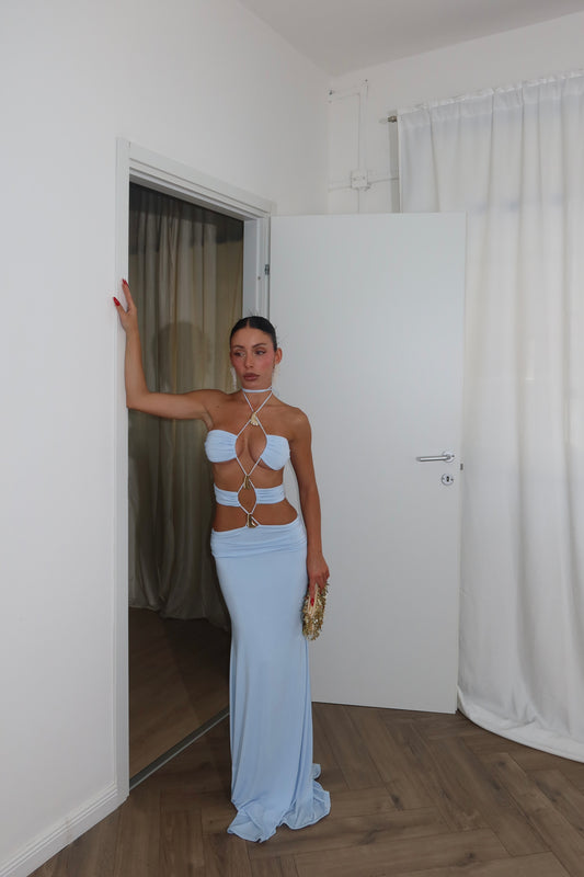 LongDress VENICE azzurro
