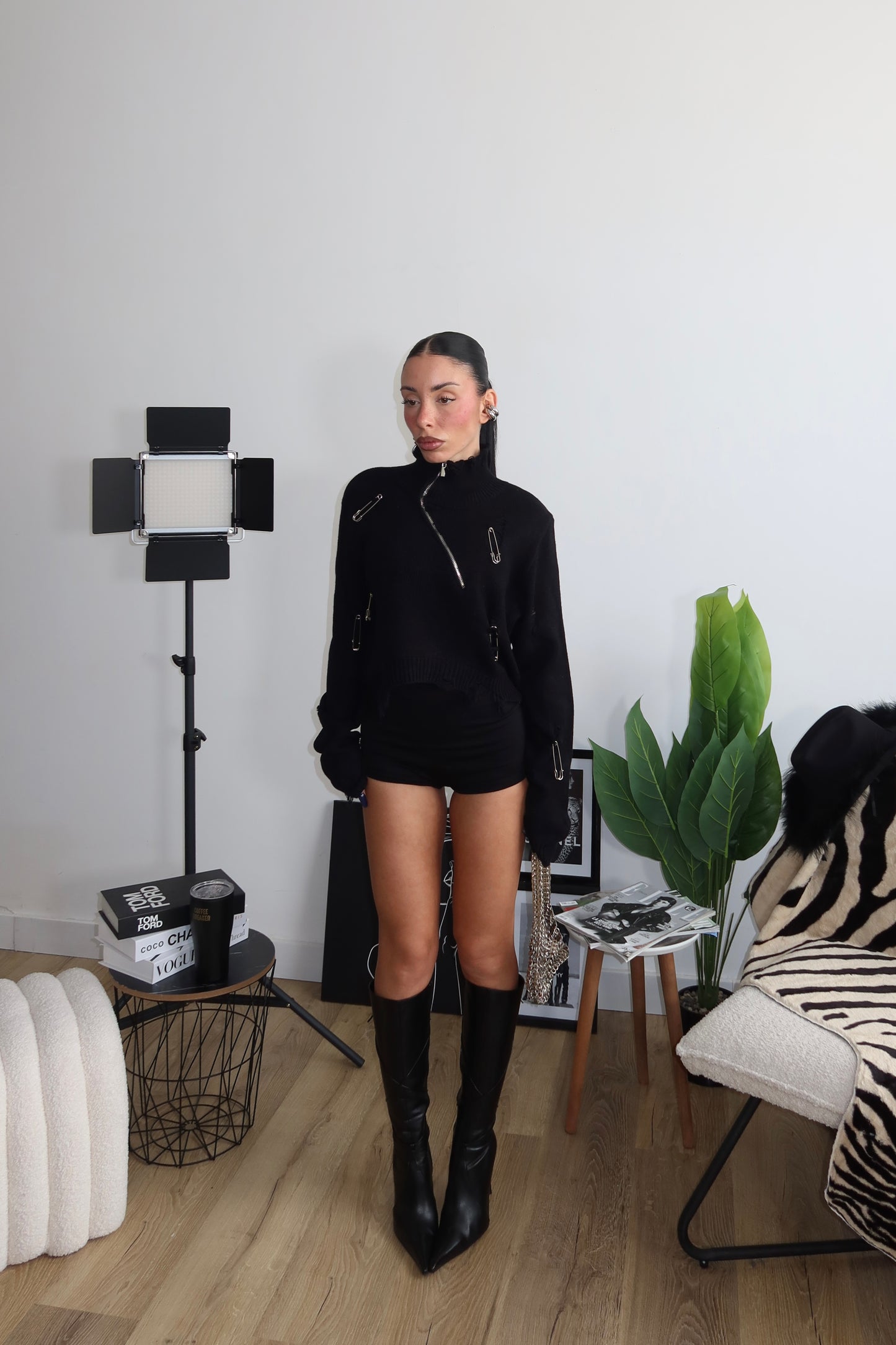 MiniShort ESTER nero