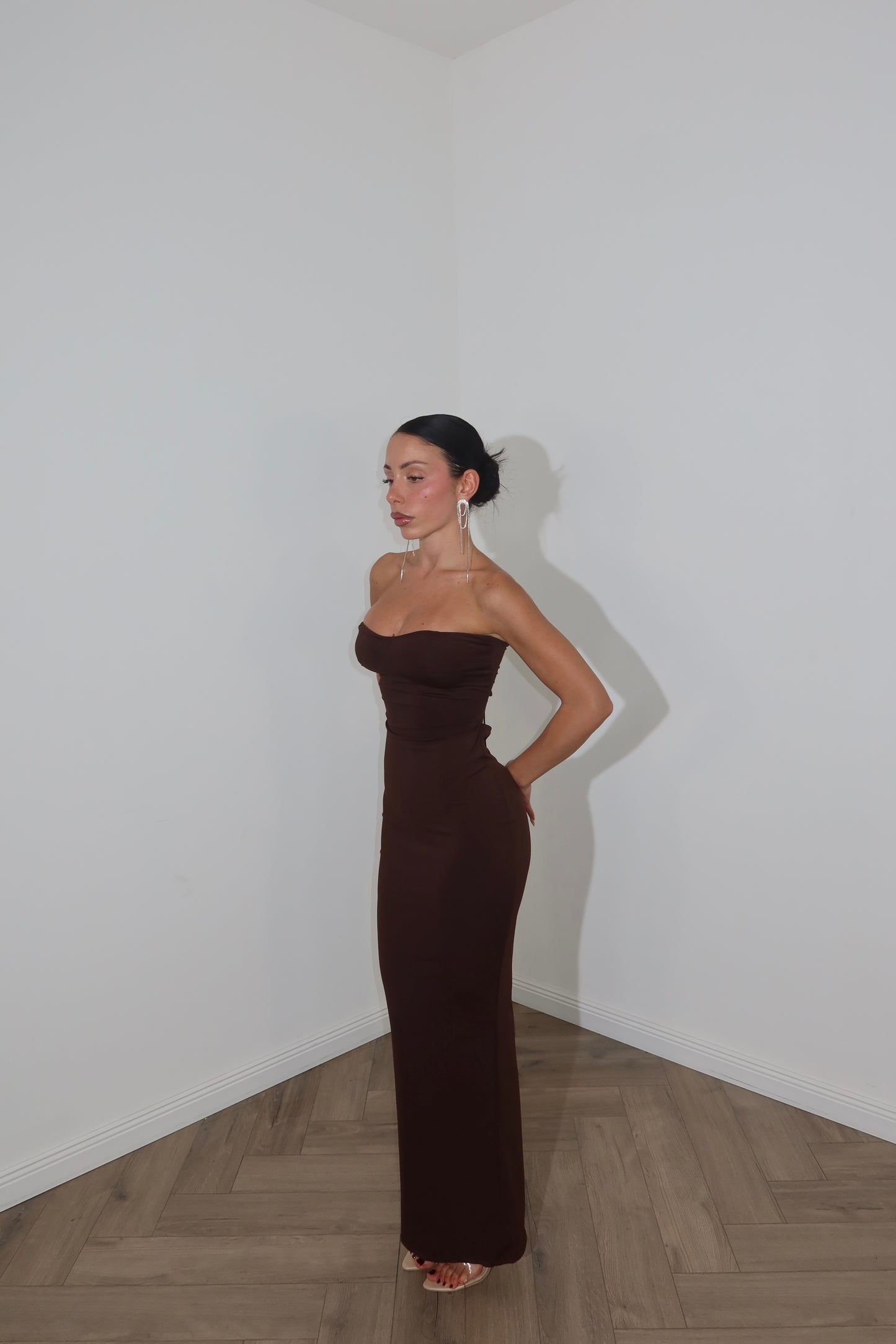 Longdress LENA choco