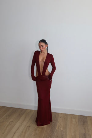 LongDress VICTORIUS bordeaux