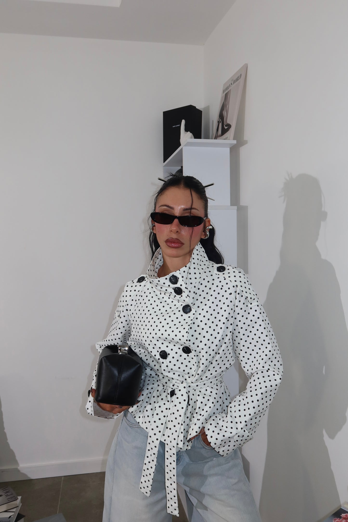 Trench POIS bianco