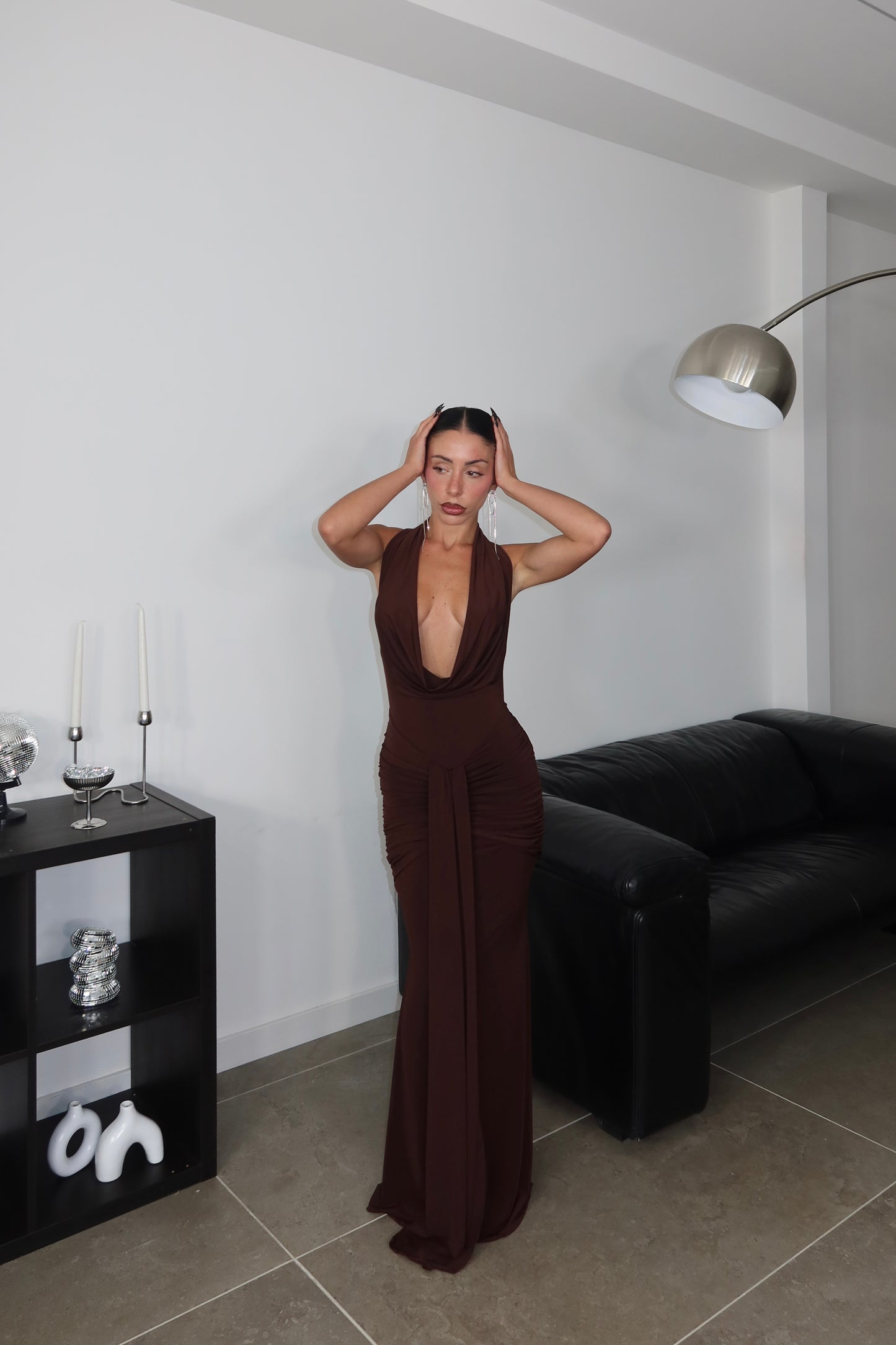 LongDress ALICANTE choco