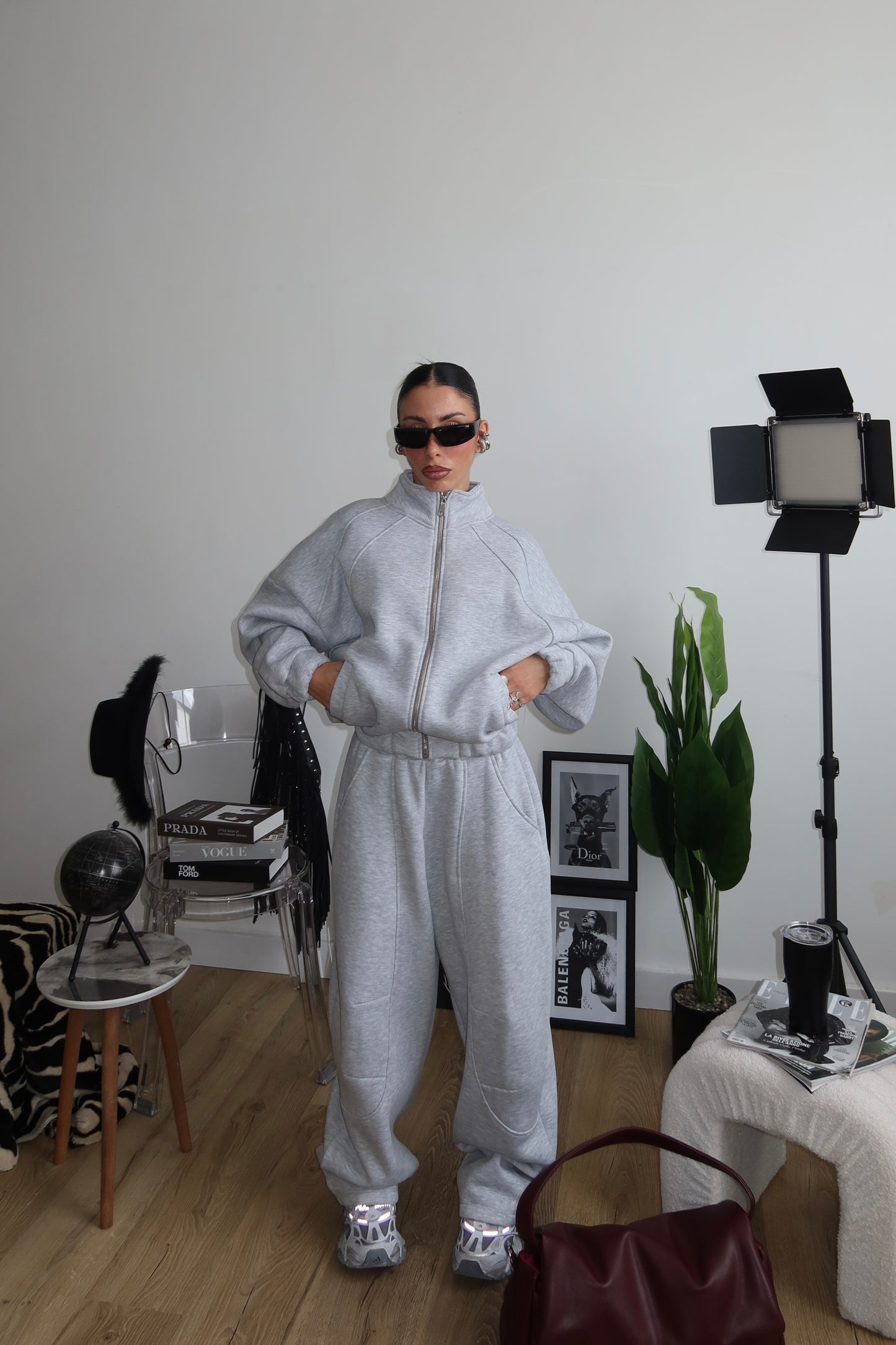 Cordset SPORT LIFE light grey