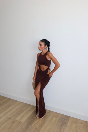 Dress SASHA choco