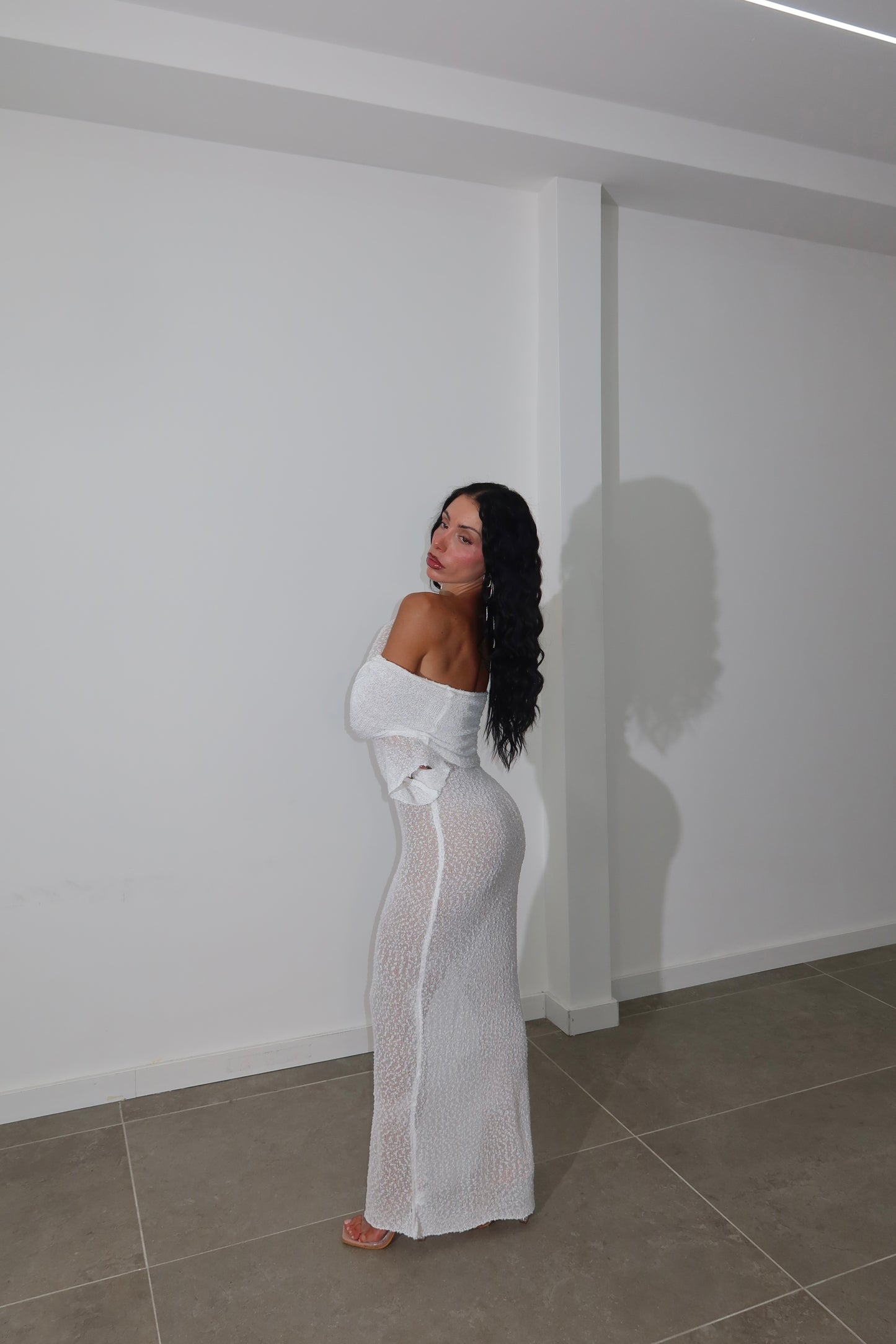 Longdress EUNICE bianco