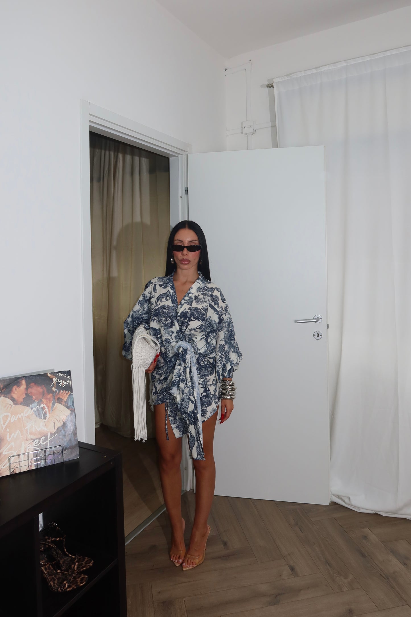 Kimono SAVANA azzurro