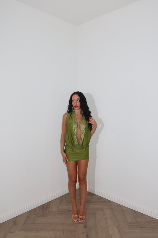 MiniDress NO WORDS verde