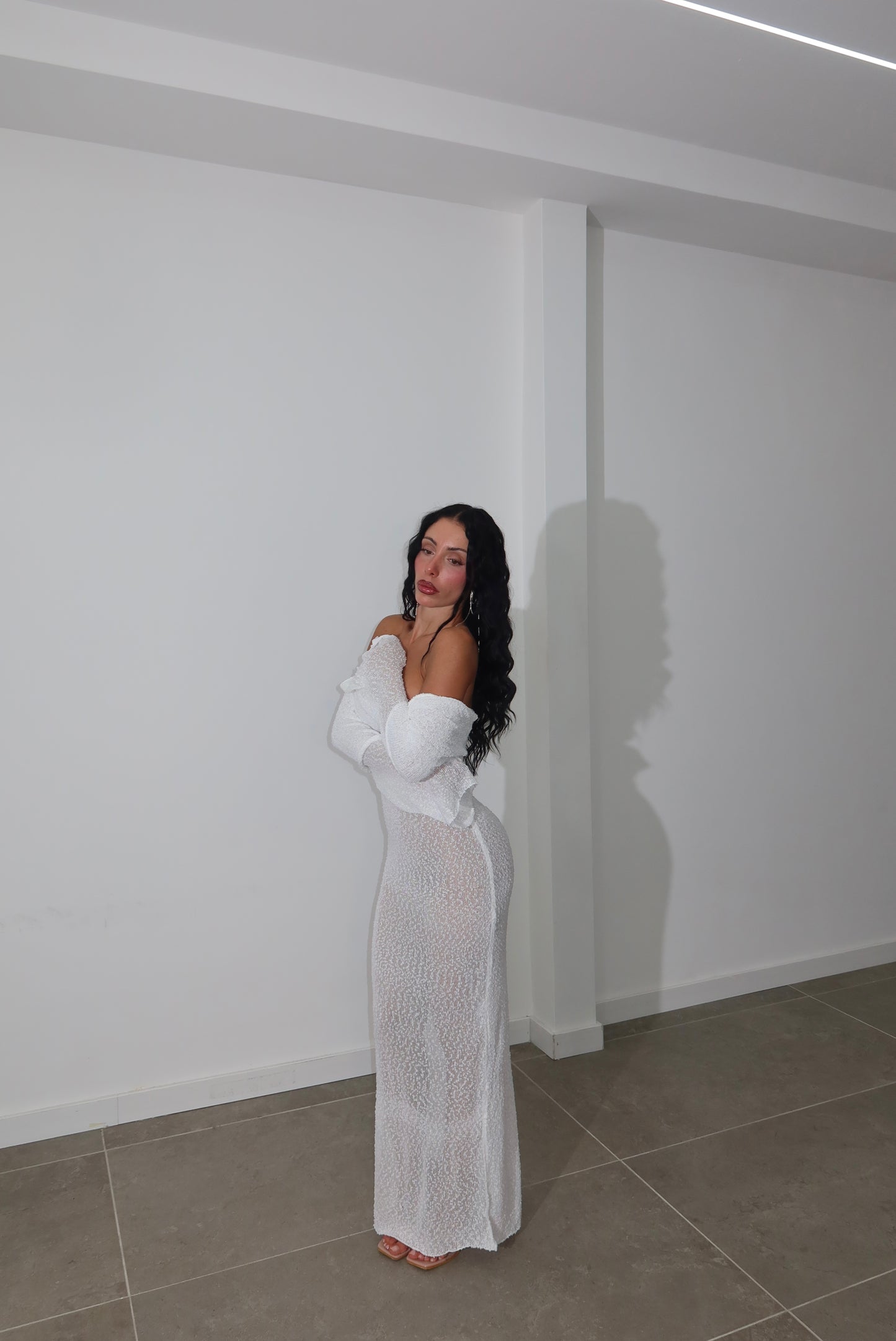 Longdress EUNICE bianco