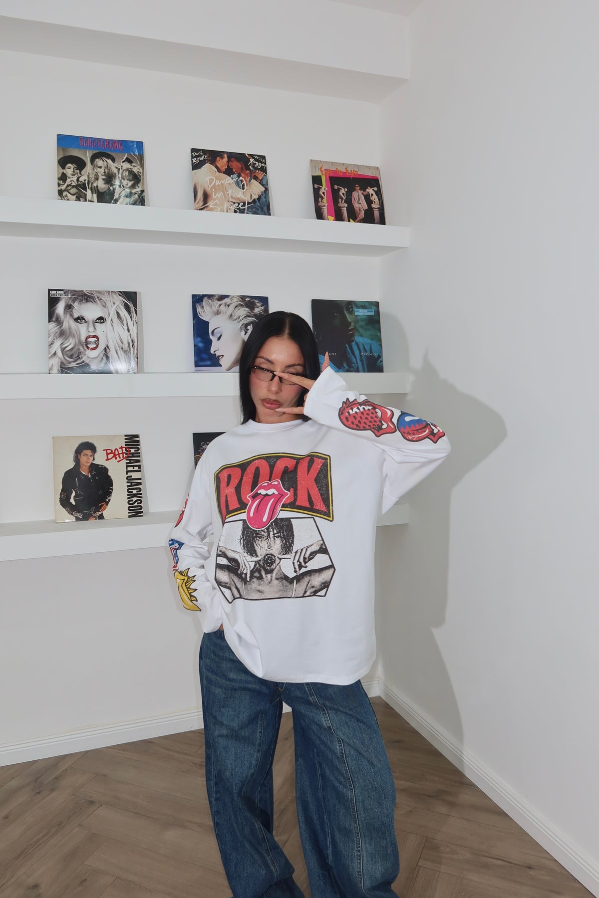 Maglia ROCK bianca