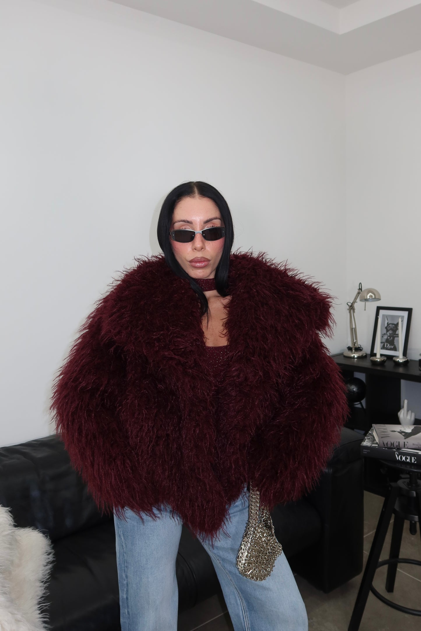 Ecofur LENORA bordeaux