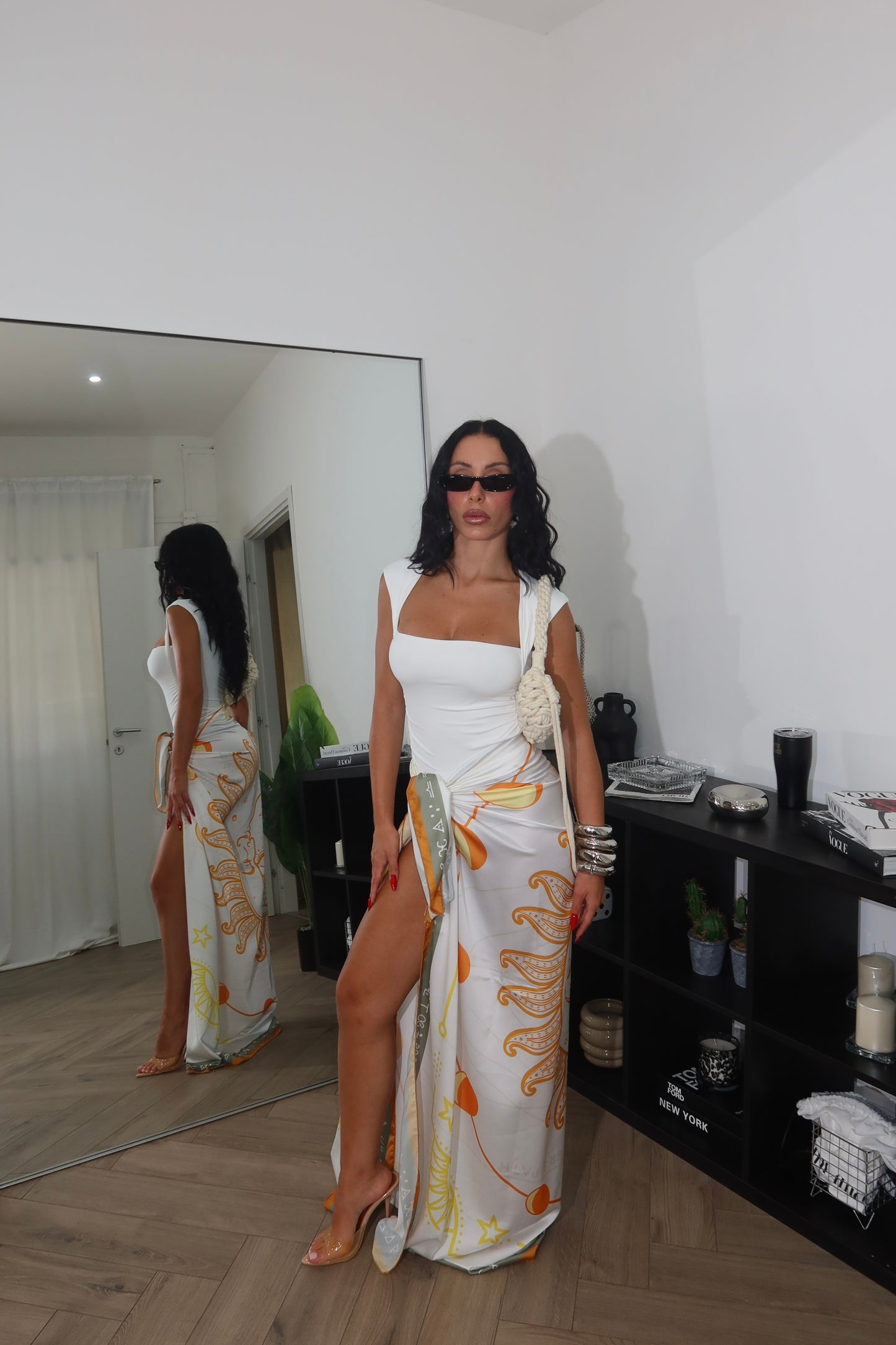 Longuette FOULARD giallo