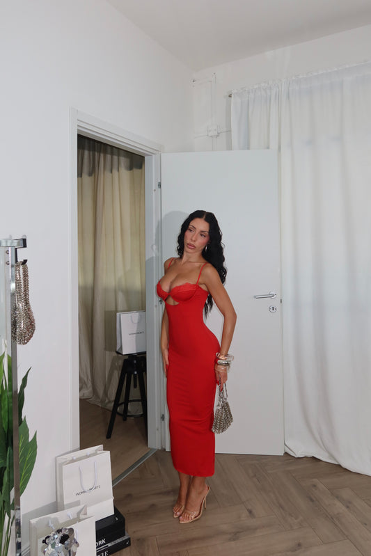 LongDress RAMÒN rosso