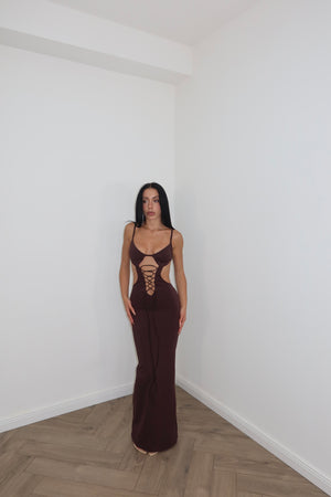 LongDress MILADY choco