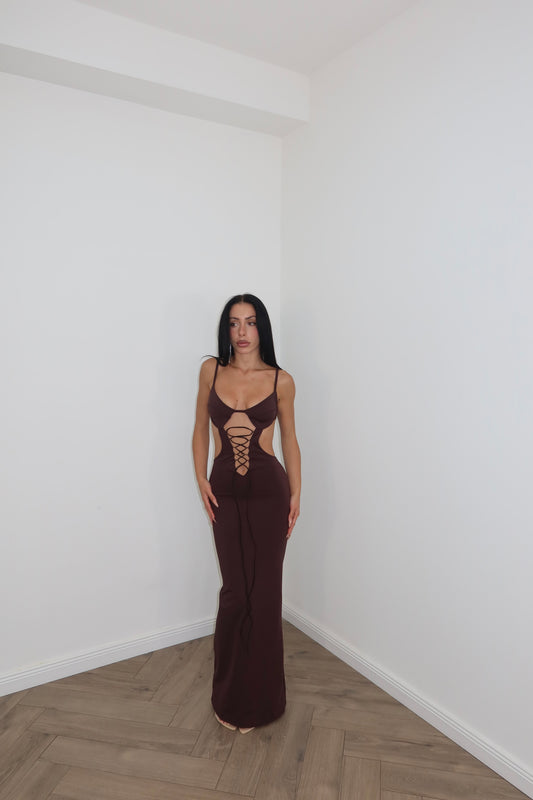 LongDress MILADY choco