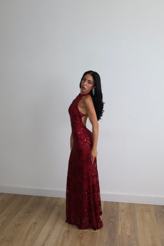 LongDress YZMA bordeaux