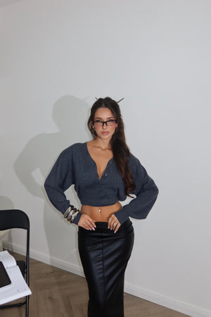 Cardigan BRUISE grigio