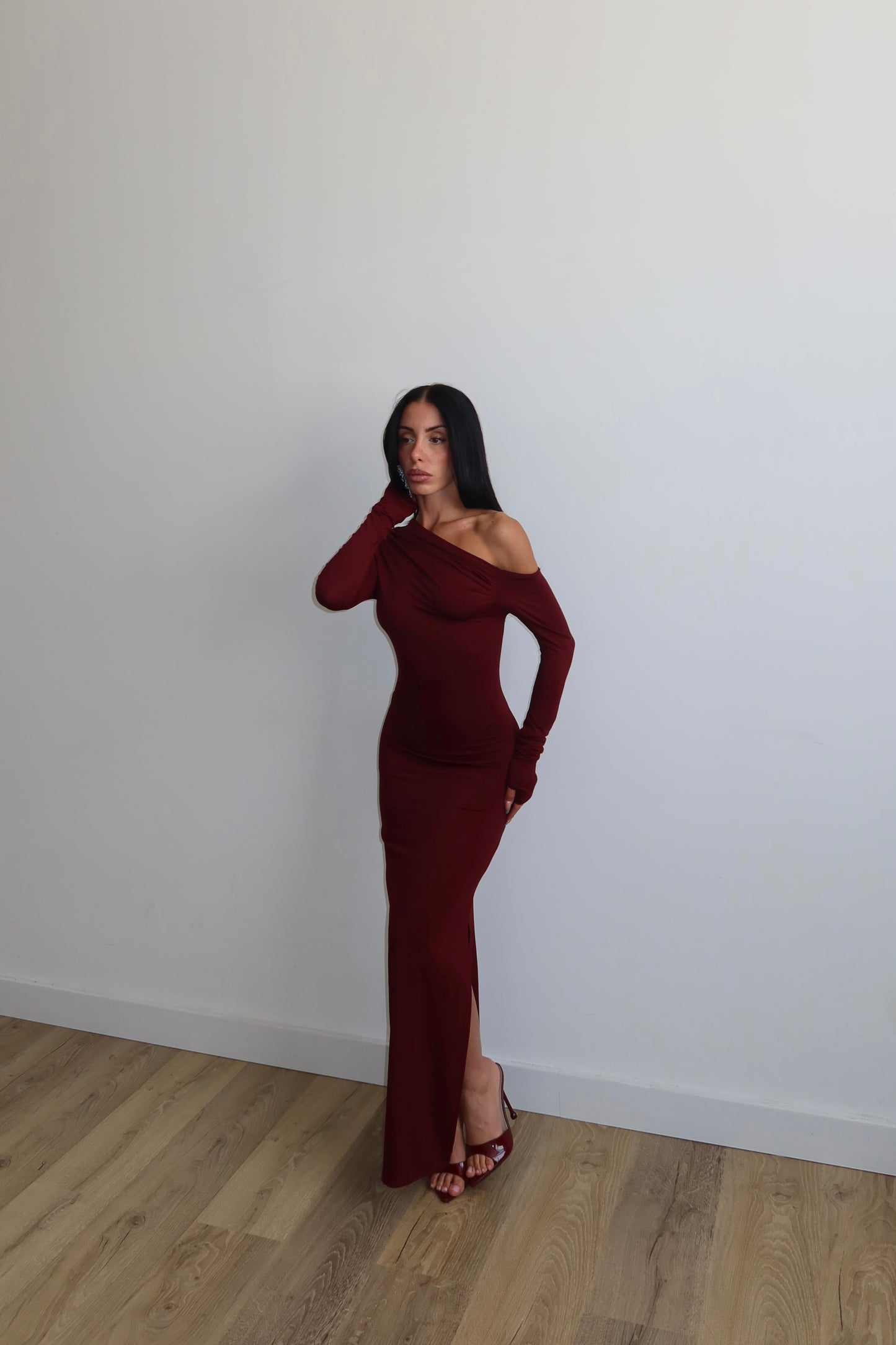 LongDress KIM bordeaux