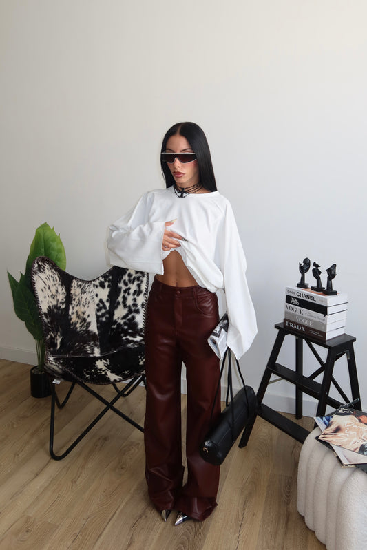 Pants KADEN bordeaux