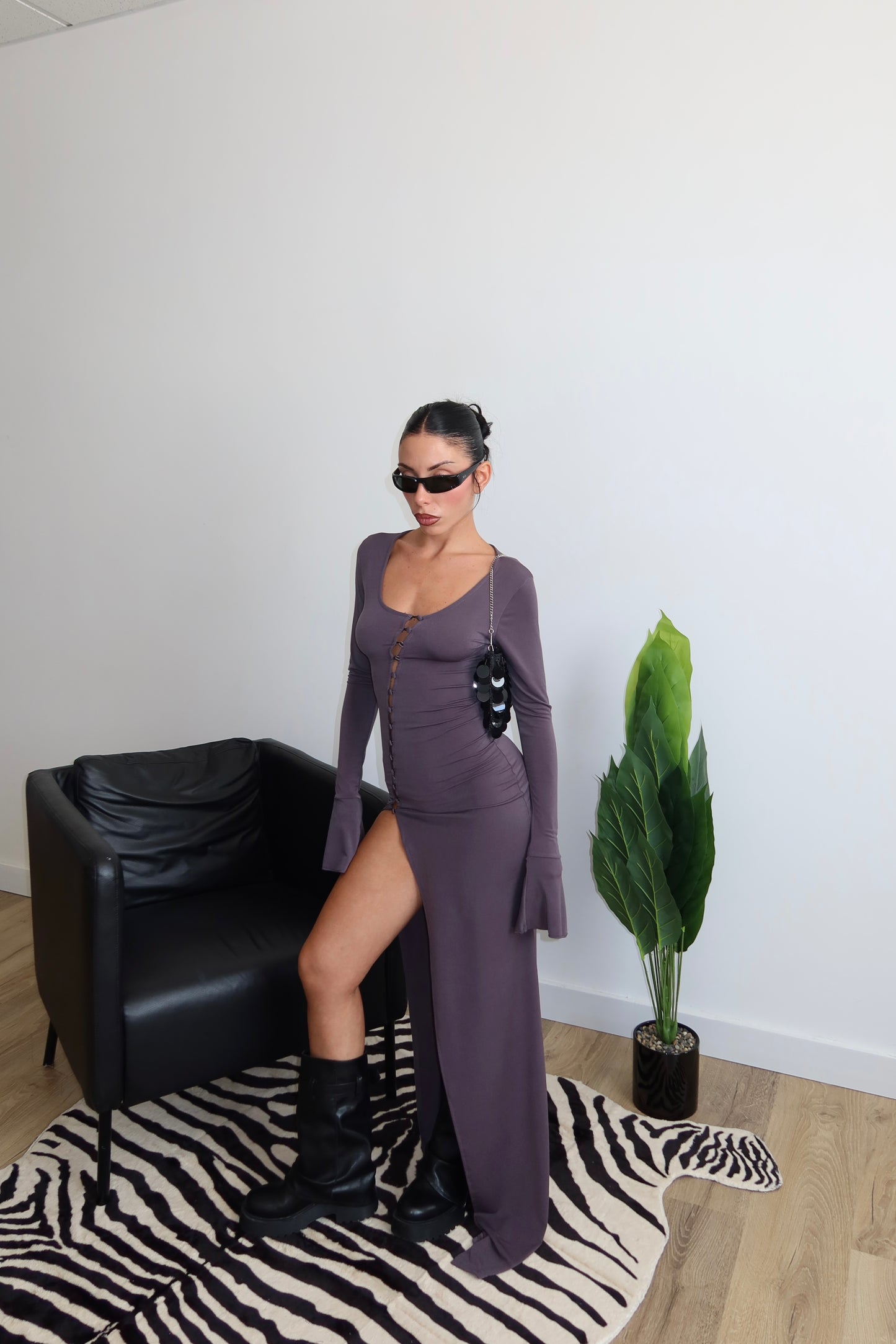 LongDress TASTE OF SIN grigio