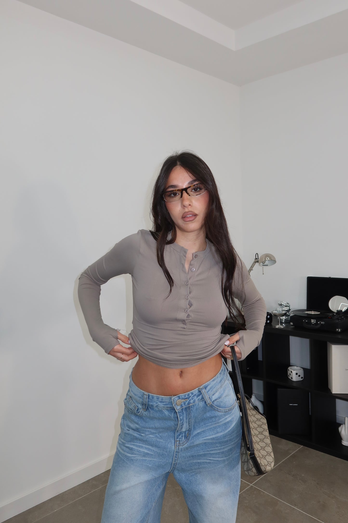 Maglia ELENA G. Fango