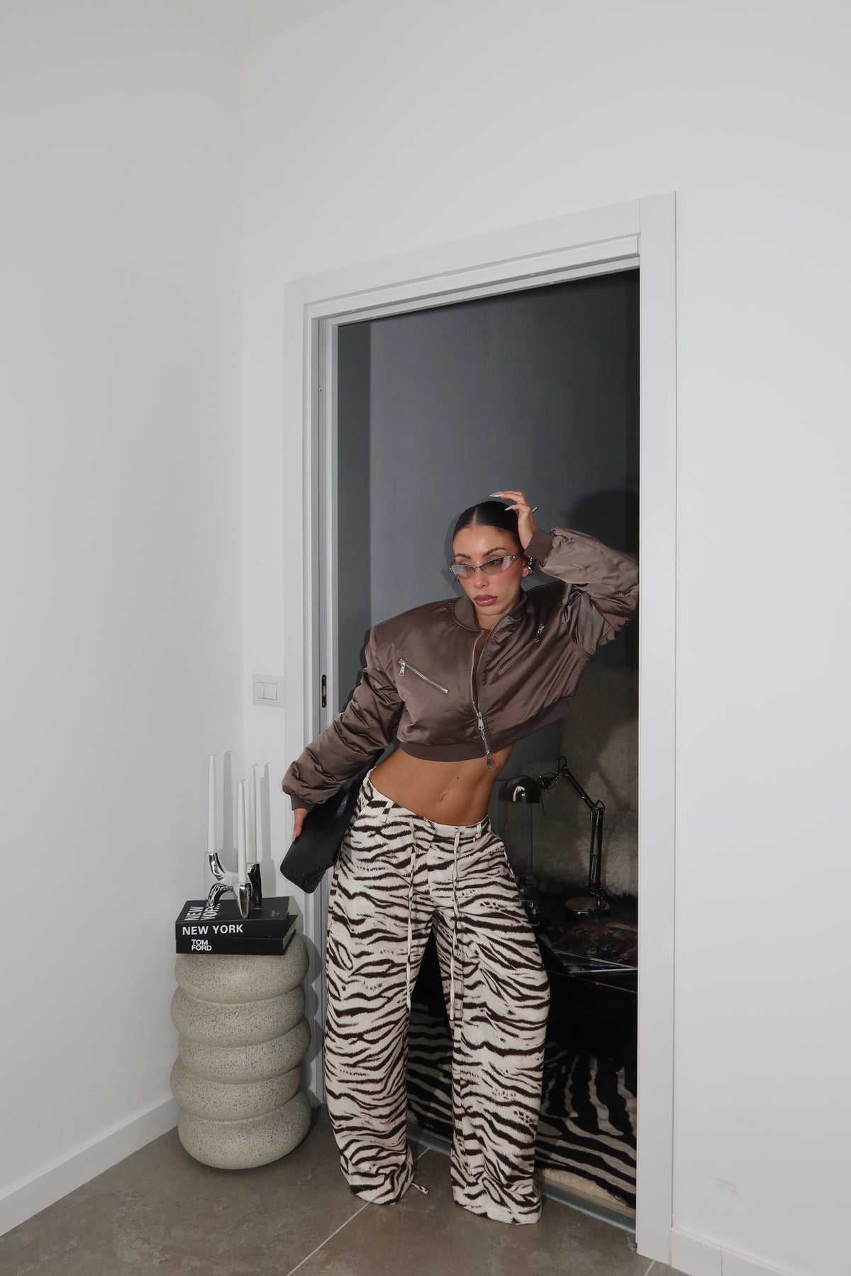 Pants CALF zebrato