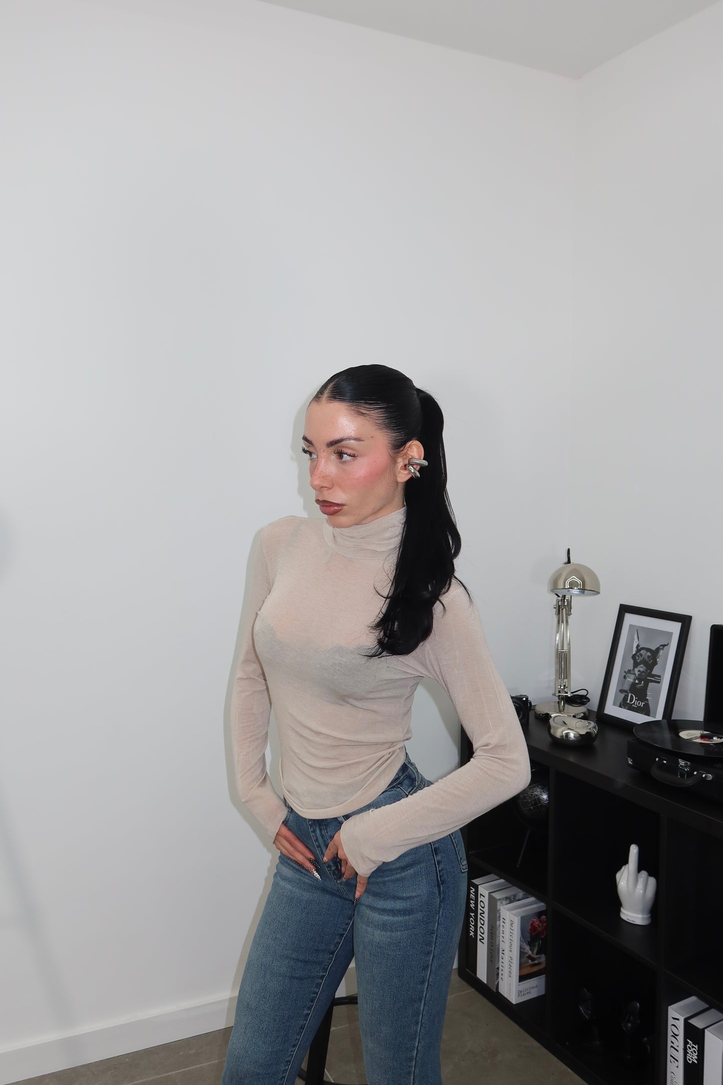 Maglia VALERIA BORDINO beige