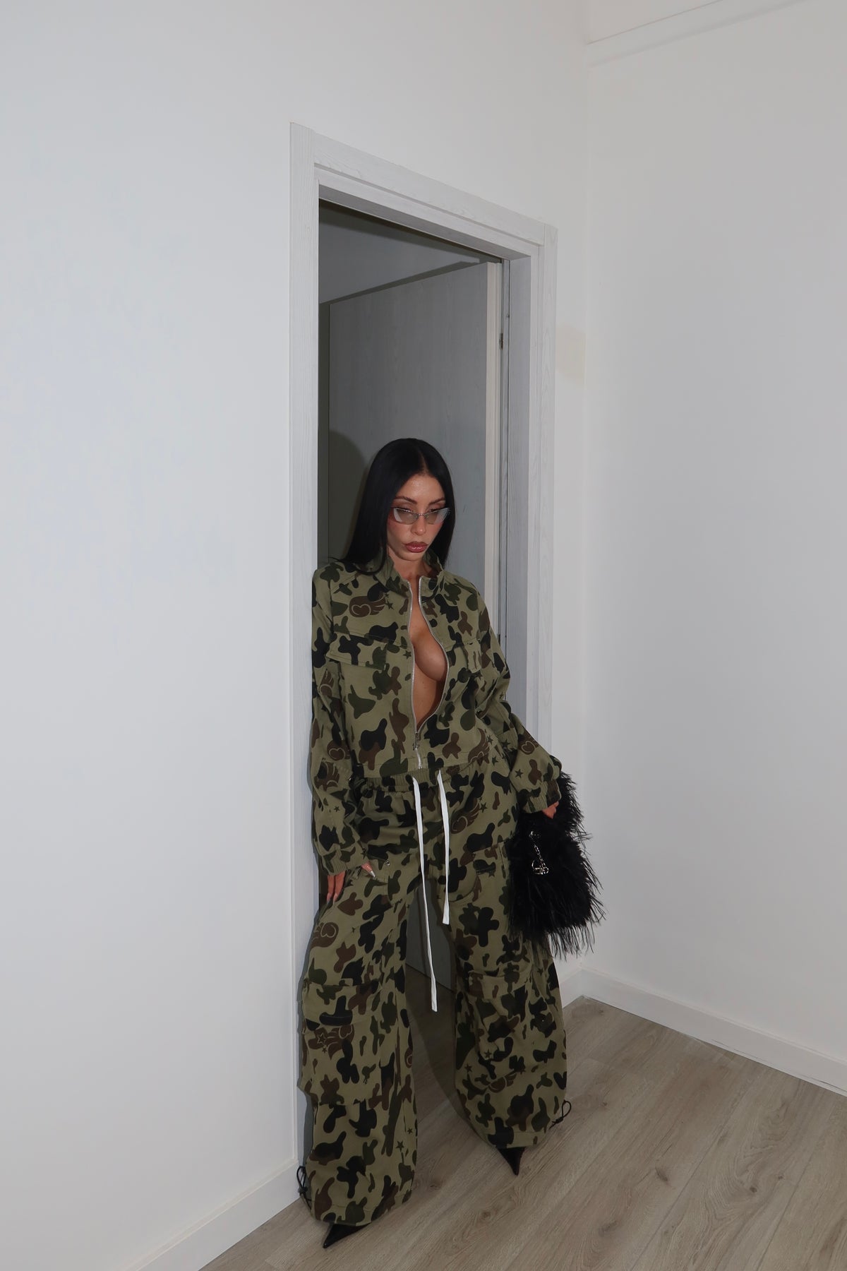 Cordset NINA verde militare