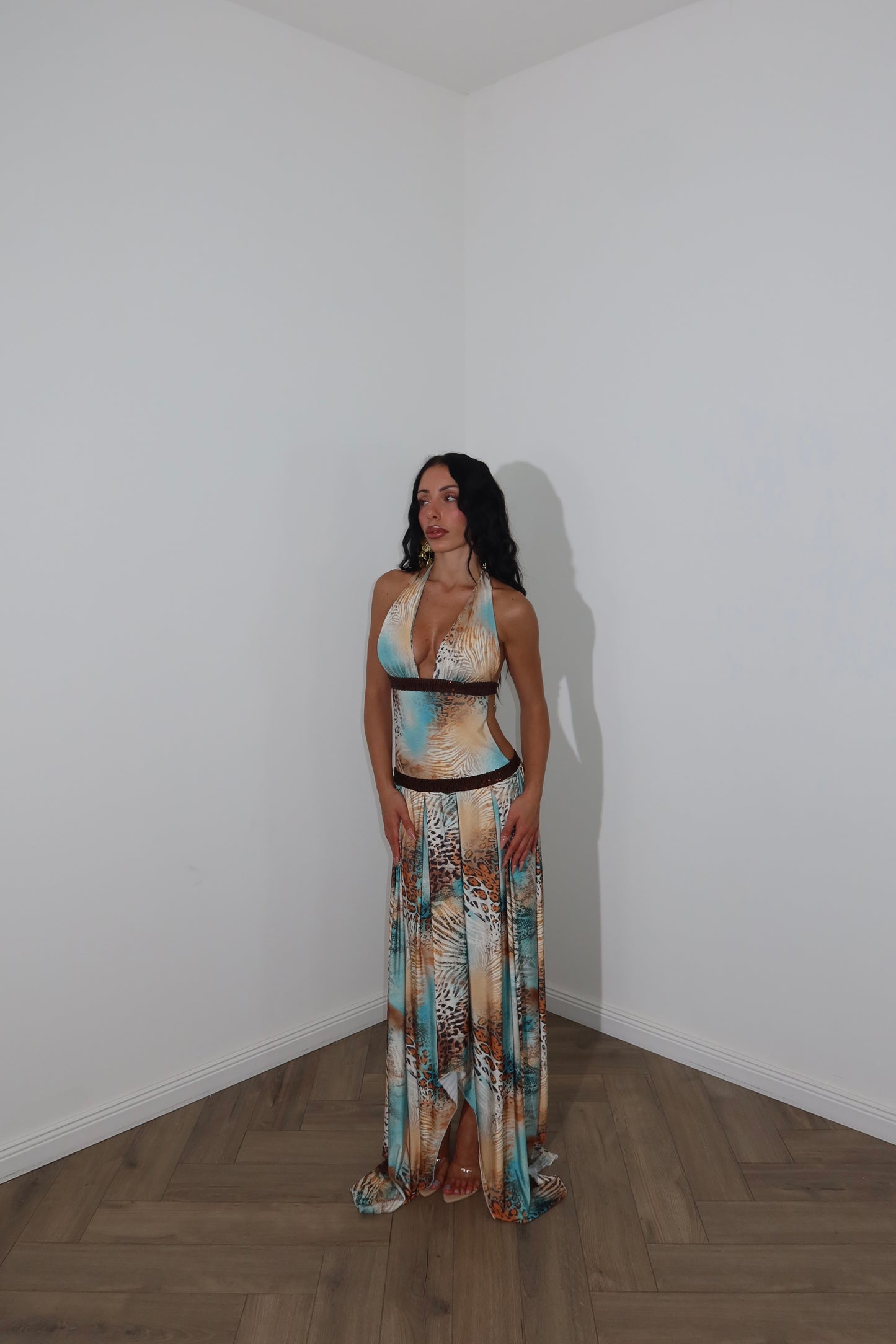 LongDress ROXANE azzurro
