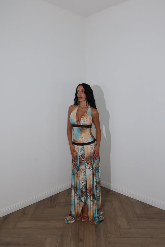 LongDress ROXANE azzurro