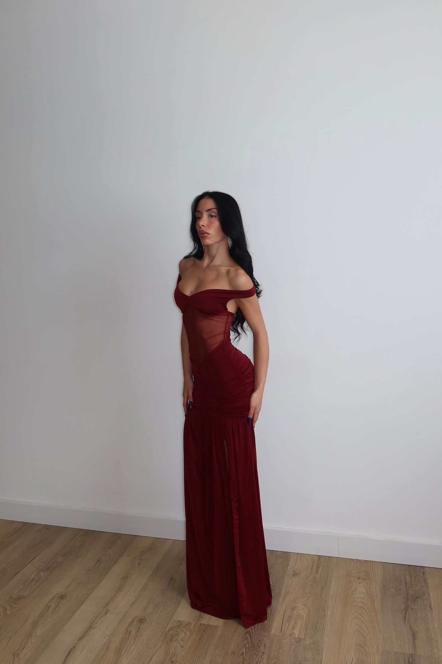LongDress LEANDRA bordeaux