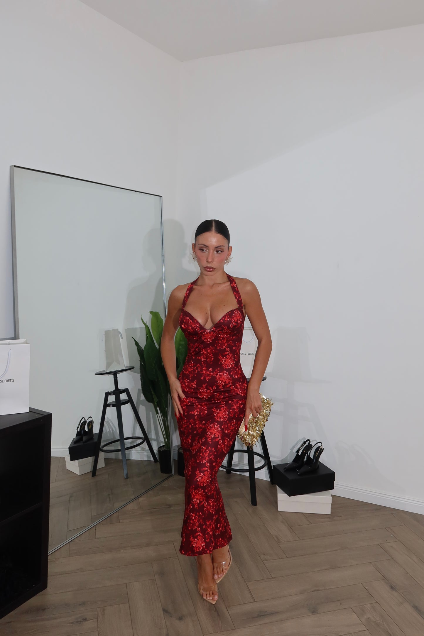 LongDress PROVENCE FANTASY rosso