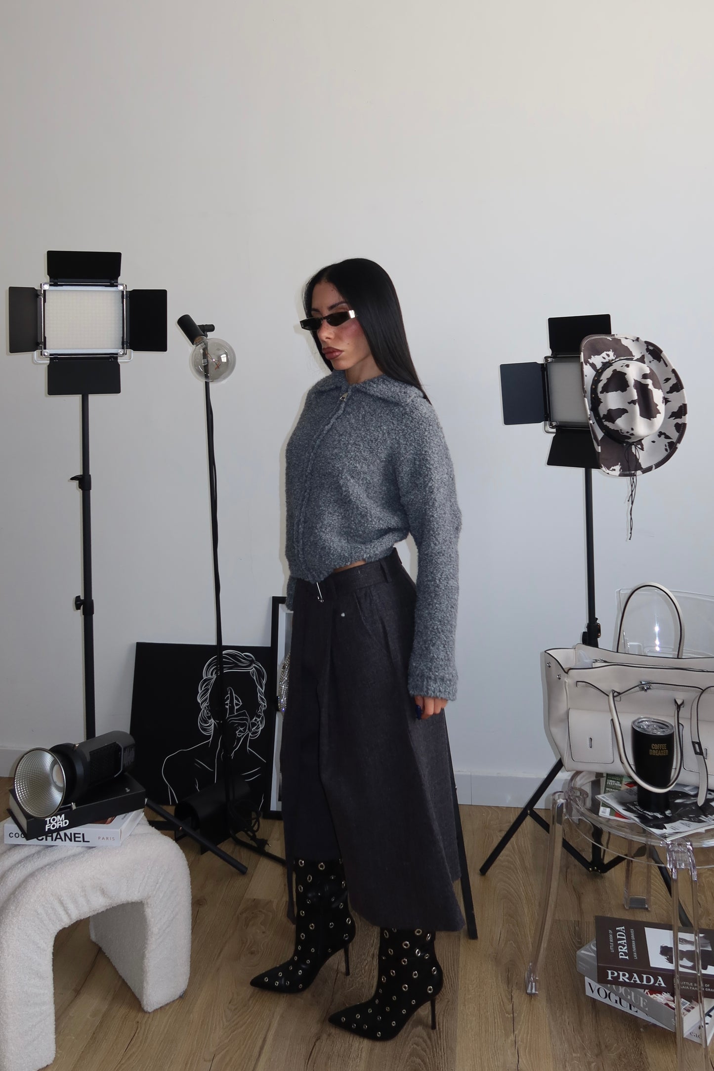 Bermuda DADDY LOVER grigio