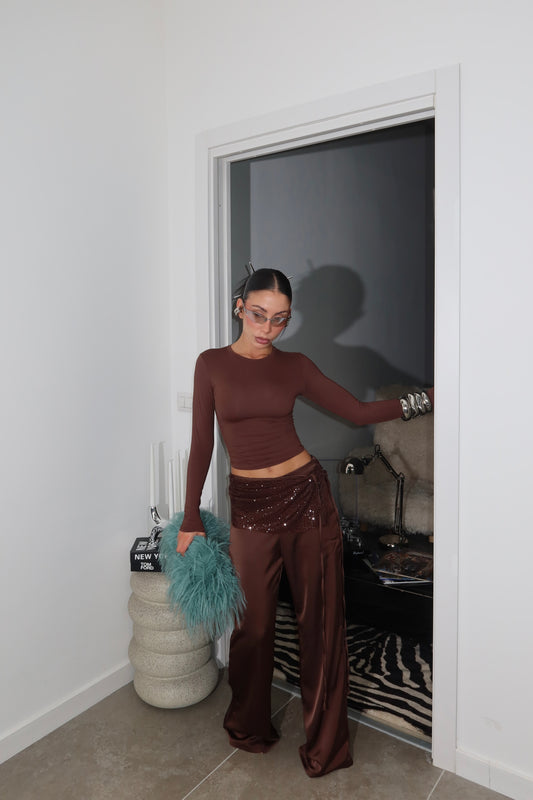 KYRI chocolate pants