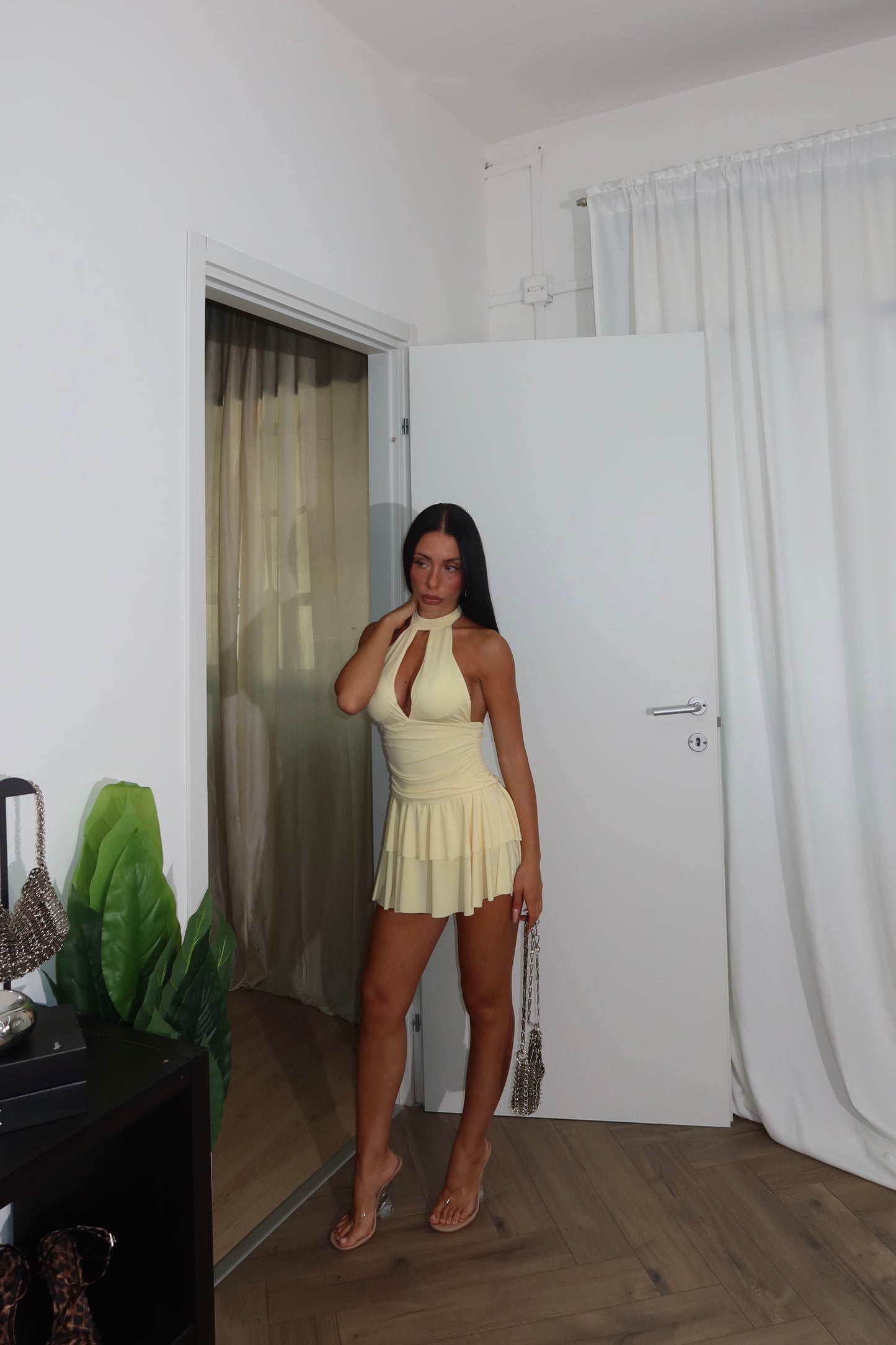MiniDress SANDRIEL giallo