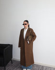 Coat MIRABELLE choco