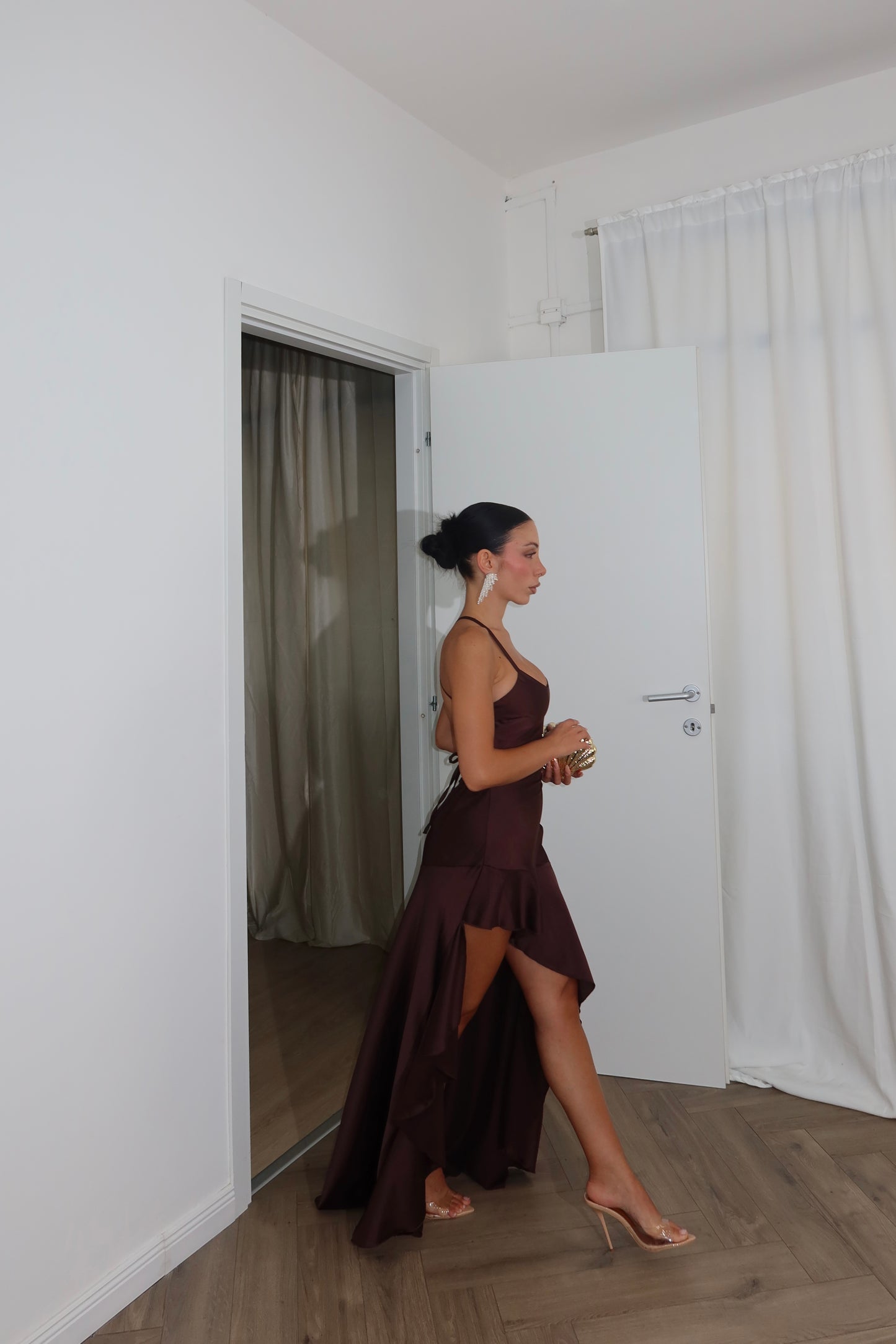LongDress PEONIE choco