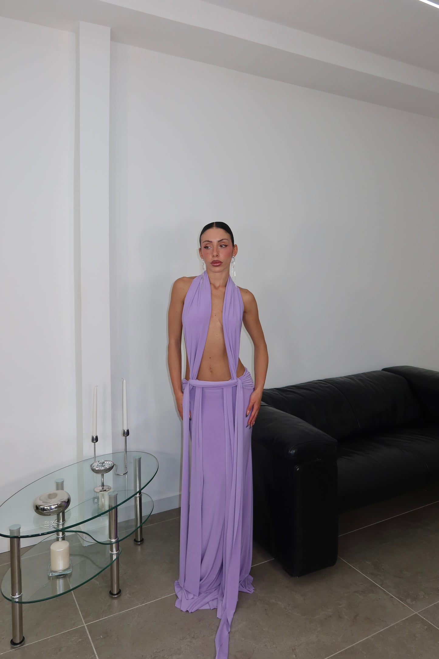 LongDress LOVE lilla