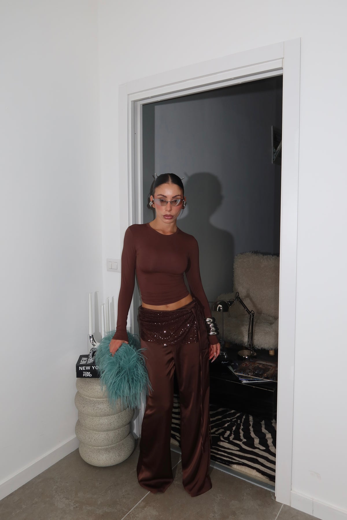 Pants KYRI choco
