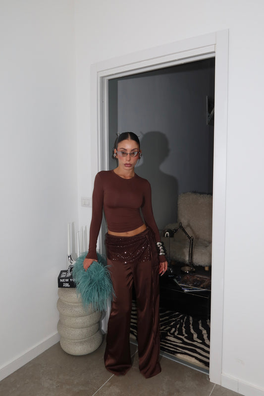 KYRI chocolate pants