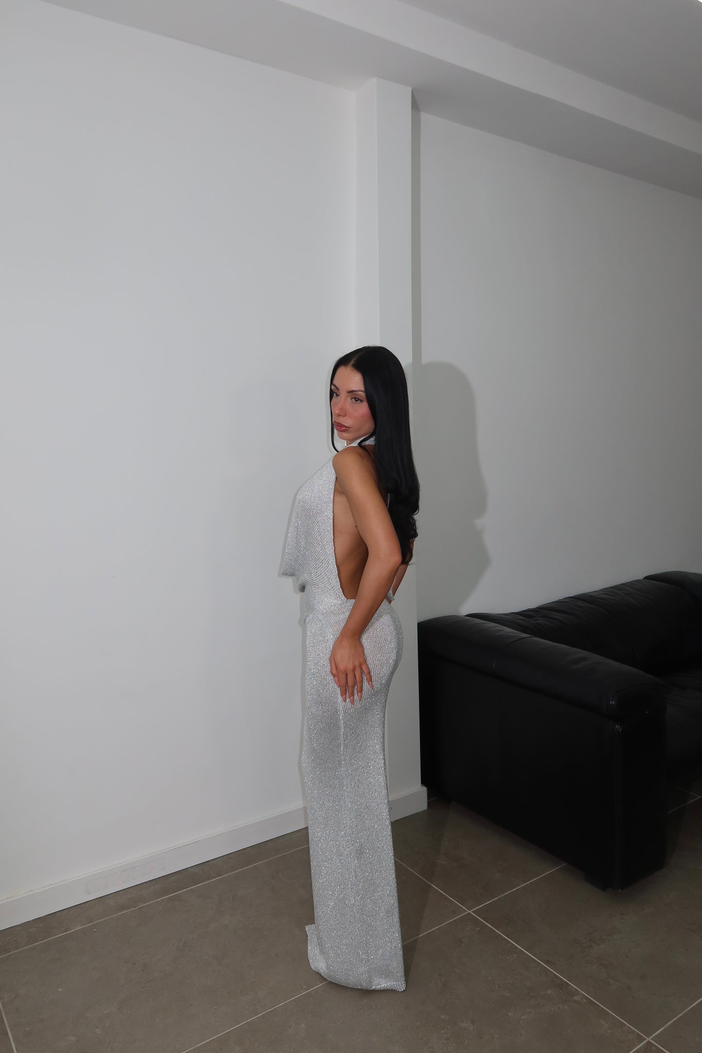 LongDress IBIZA argento
