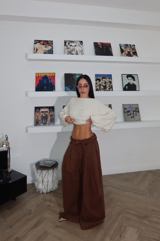 FRANKIE chocolate pants