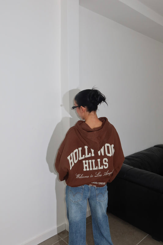 HOLLYWOOD choco sweatshirt