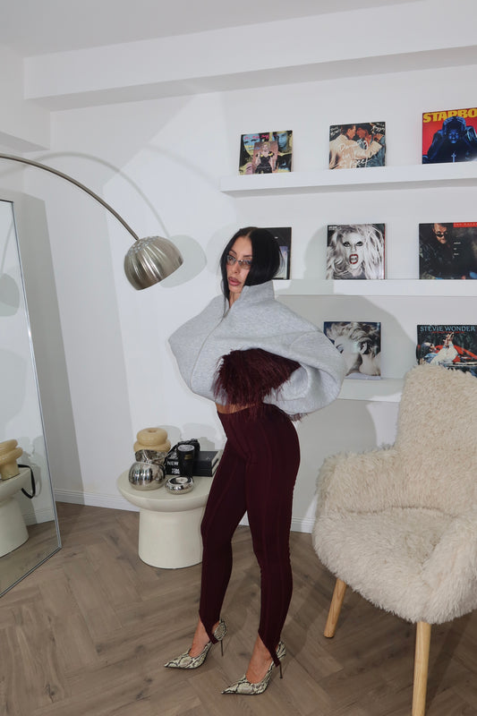 NEET wine leggings