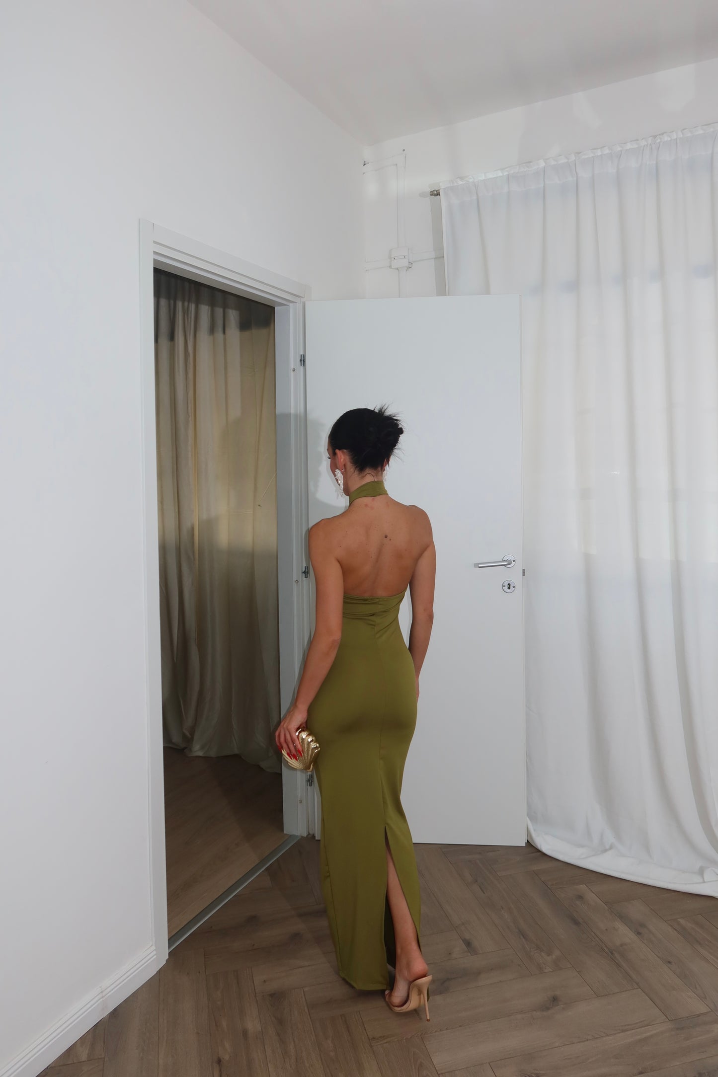 Longdress SHELBY verde militare