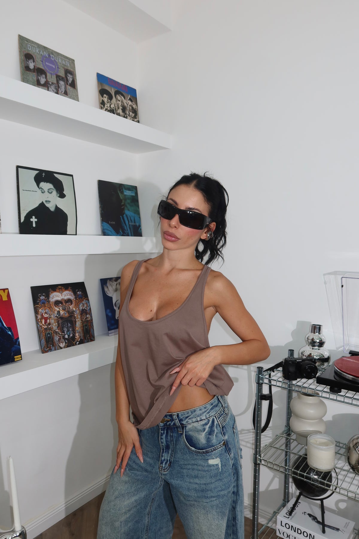 Canotta JENNY fango