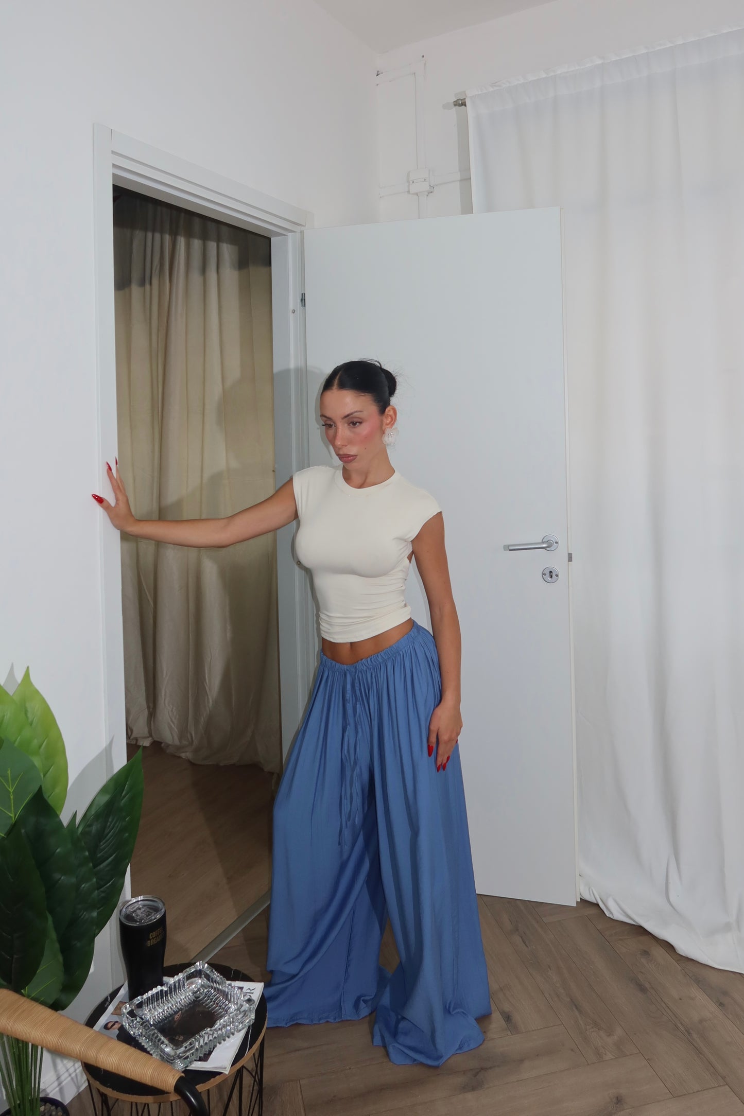 Pants FRESCO ceruleo