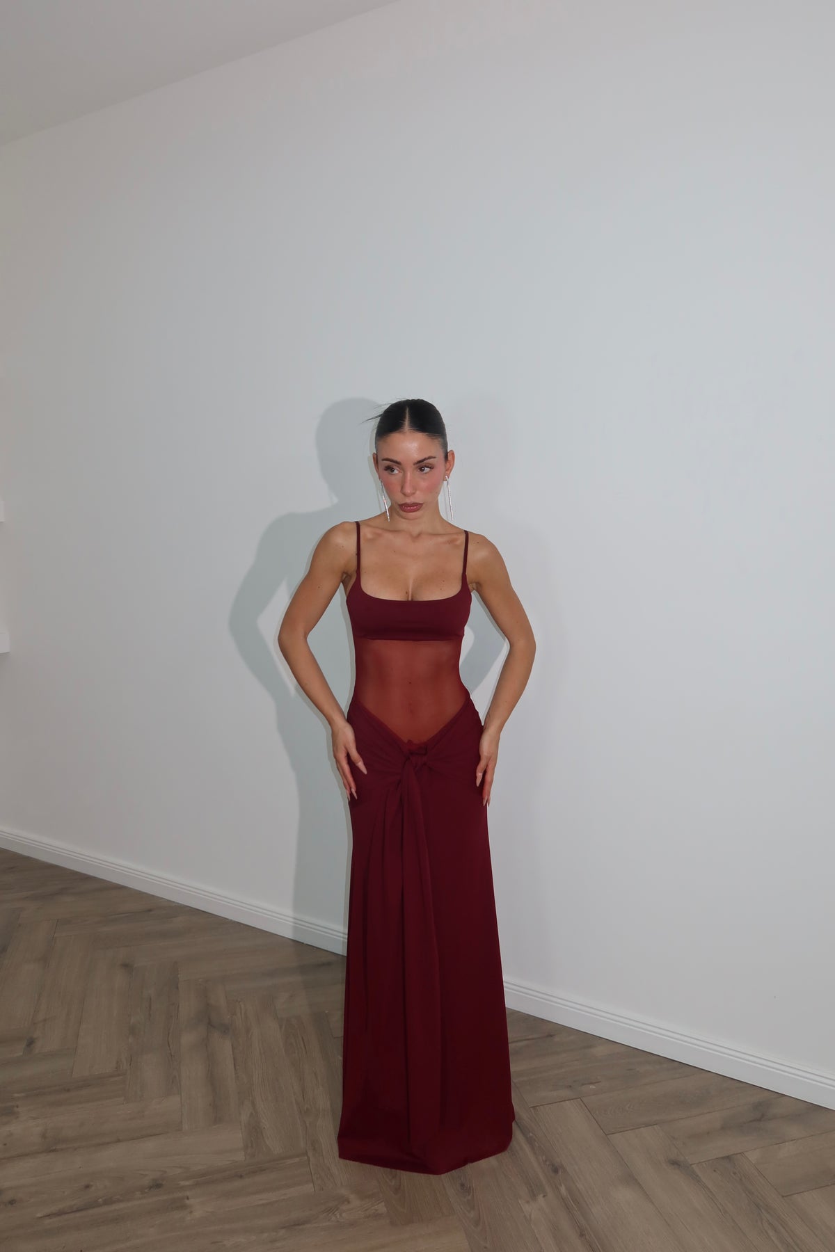 LongDress AMANDA bordeaux