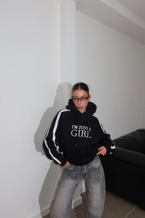 Felpa GIRL nero