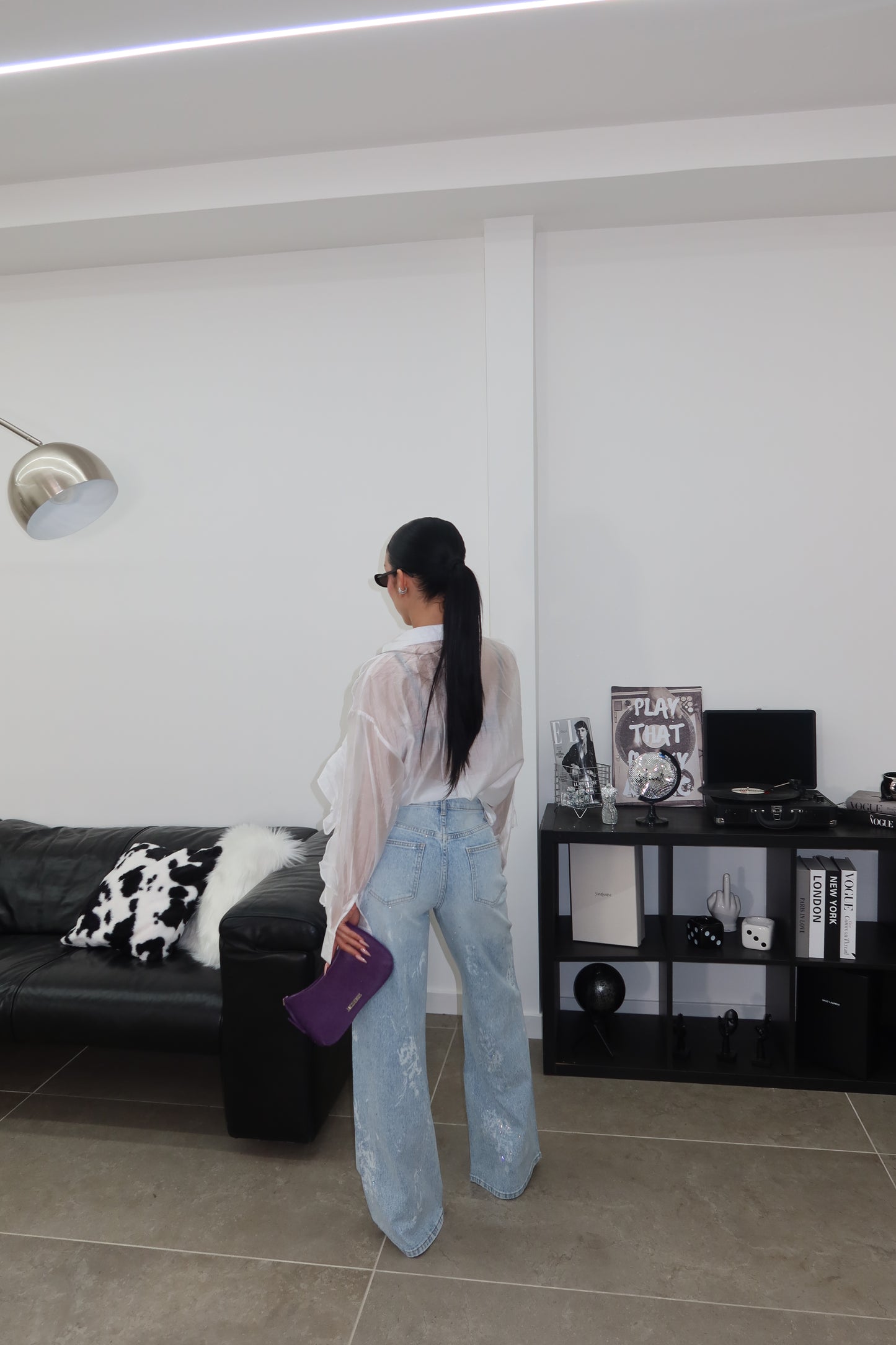 Jeans FLOWER & STRASS